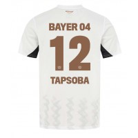 Maglia Calcio Bayer Leverkusen Edmond Tapsoba #12 Seconda Divisa 2024-25 Manica Corta